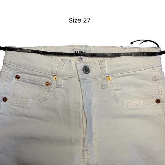 re/done 90s High-Rise Loose Straight-Leg White Jeans - Picture 11 of 12
